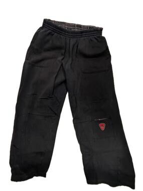 Above the Rim Reebok Black Cuffed Sweatpants Mens Large